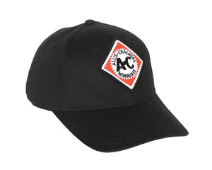 Vintage Allis Chalmers Logo Solid Black Hat
