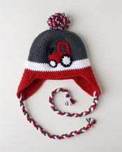 Load image into Gallery viewer, Red Tractor Kids&#39; Winter Hat