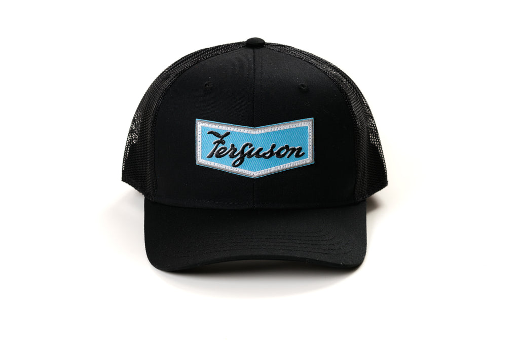 Ferguson Chevron Emblem Hat, Black Mesh