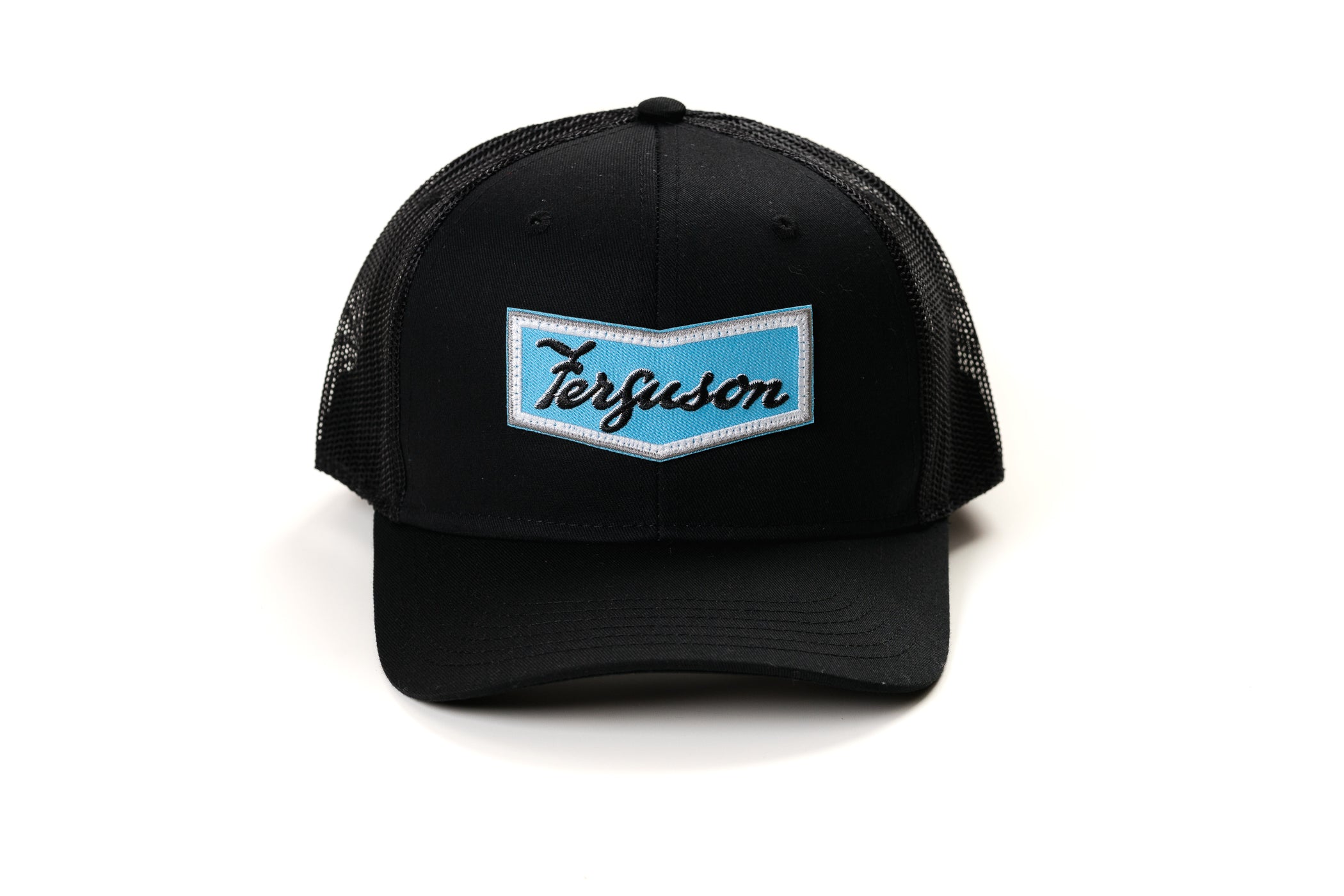 Ferguson Chevron Emblem Hat, Black Mesh