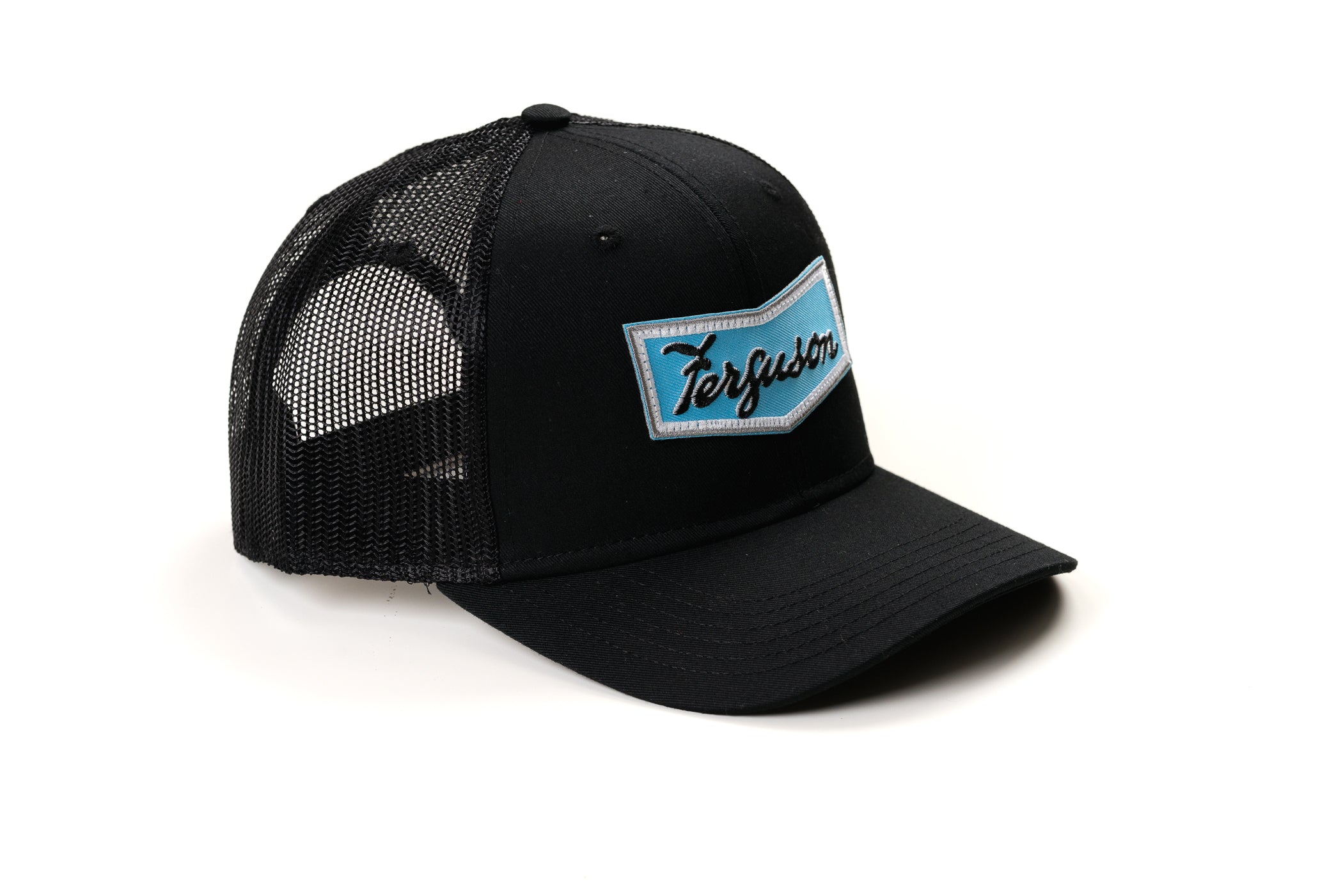 Ferguson Chevron Emblem Hat, Black Mesh