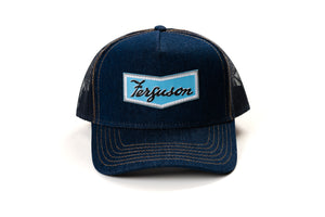Ferguson Chevron Emblem Hat, Denim Mesh