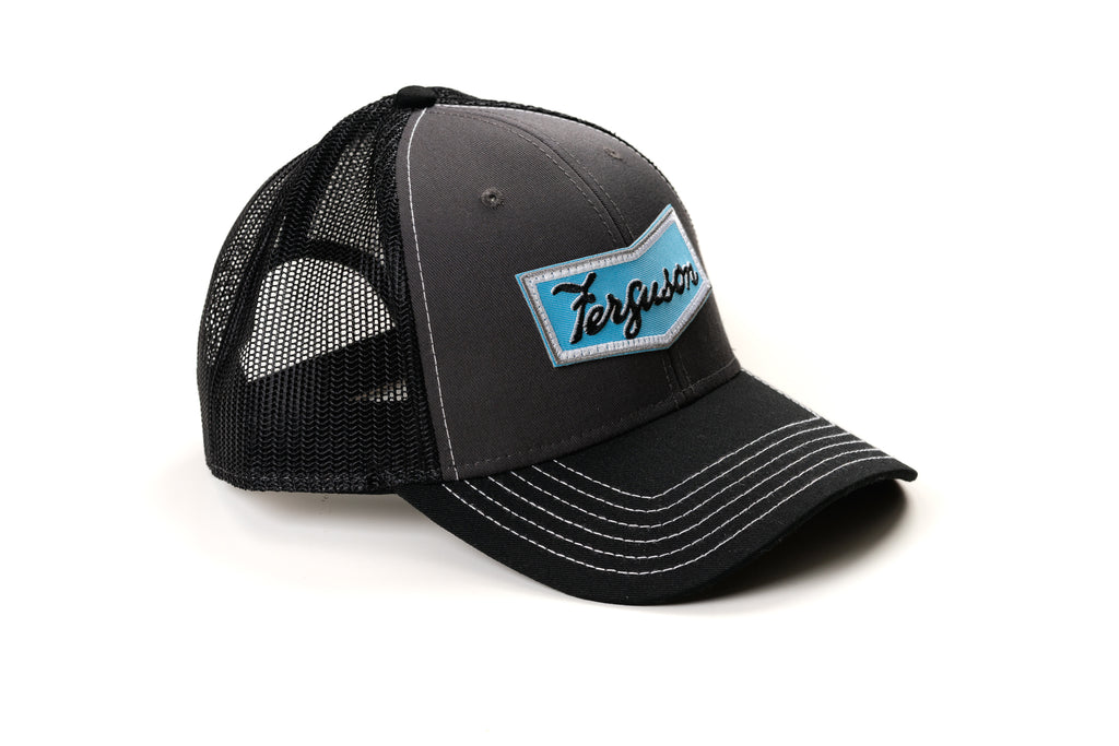 Ferguson Chevron Emblem Hat, Gray with Black Mesh