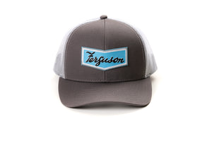 Ferguson Chevron Emblem Hat, Gray with White Mesh