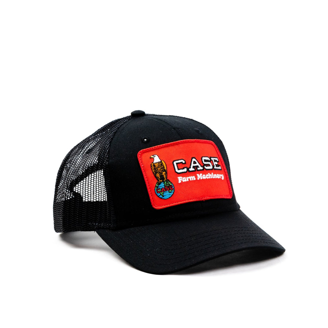 Case Eagle Logo Hat, Black Mesh