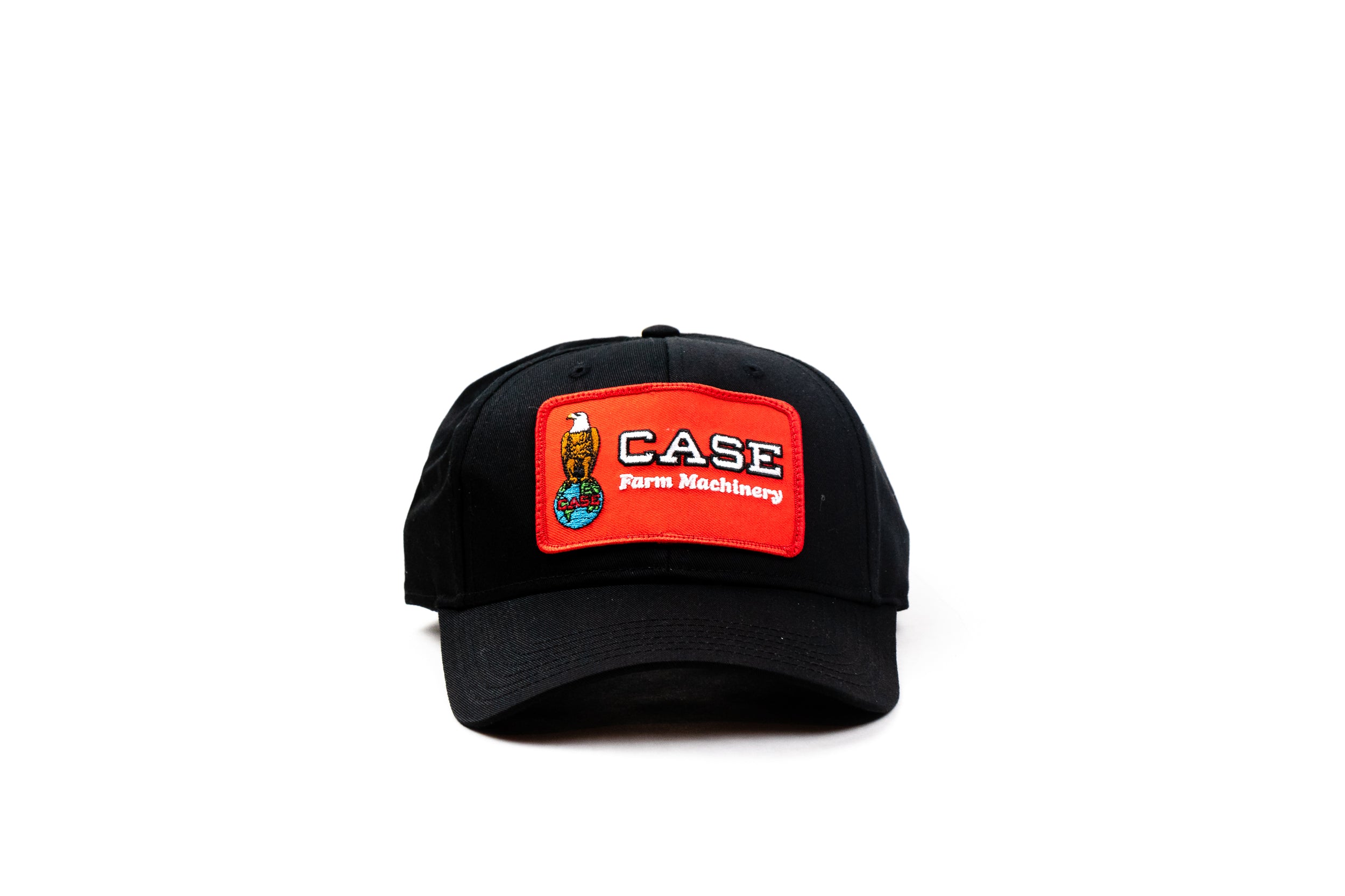 Case Eagle Logo Hat, Solid Black