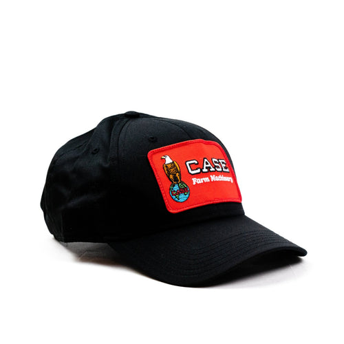 Case Eagle Logo Hat, Solid Black