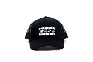 Case Tire Tread Logo Hat, Black Mesh, Choose Adult or Youth Size