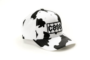 Case Tread Logo Hat, Cow Print