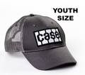 Case Tire Tread Logo Hat, Gray Mesh, Youth Size
