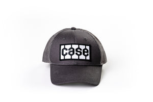 Case Tire Tread Logo Hat, Gray Mesh