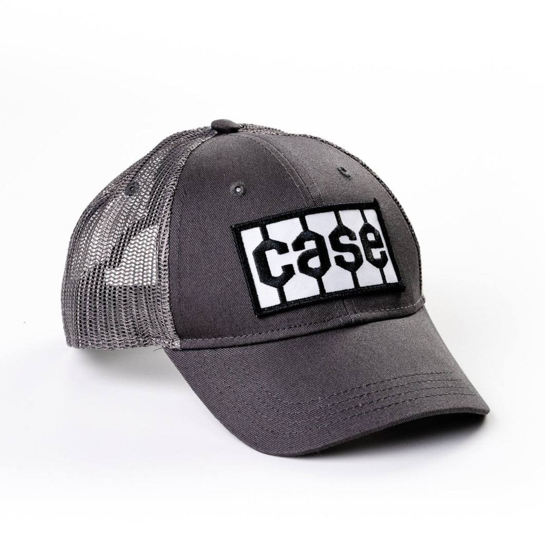 Case Tire Tread Logo Hat, Gray Mesh