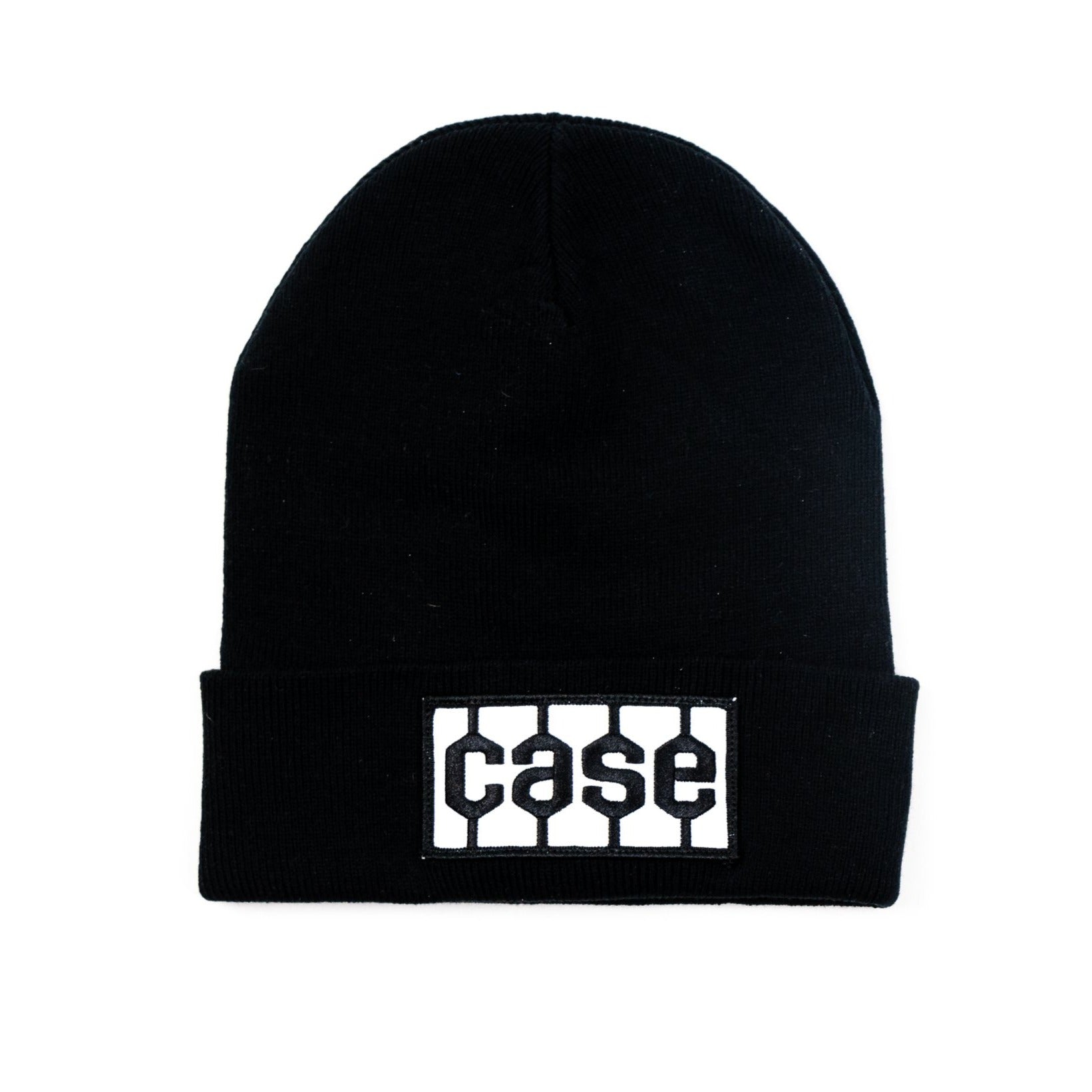 Case Tire Tread Logo Hat, Knit, Black