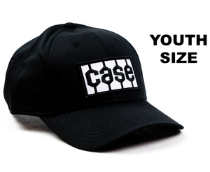 Case Tire Tread Logo Hat, Black, Youth Size