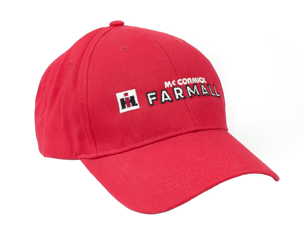 Farmall Logo Hat, solid red