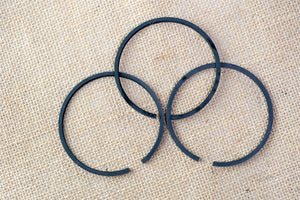 Set of Three Rings for Hydraulic Piston