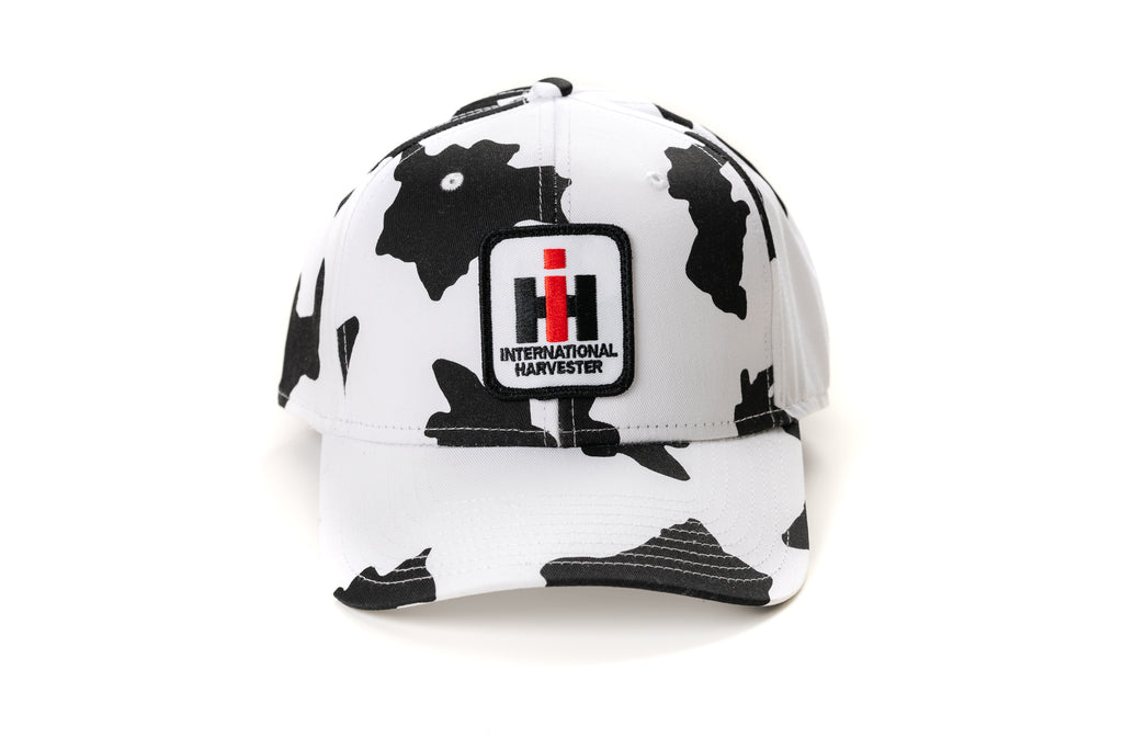 International Harvester IH Logo Hat, Cow Print