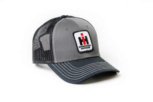 International Harvester Hat, Gray with Black Mesh Back