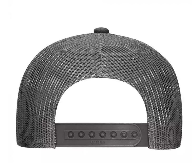 IH Leather Emblem Hat, Gray Mesh, Youth-Size