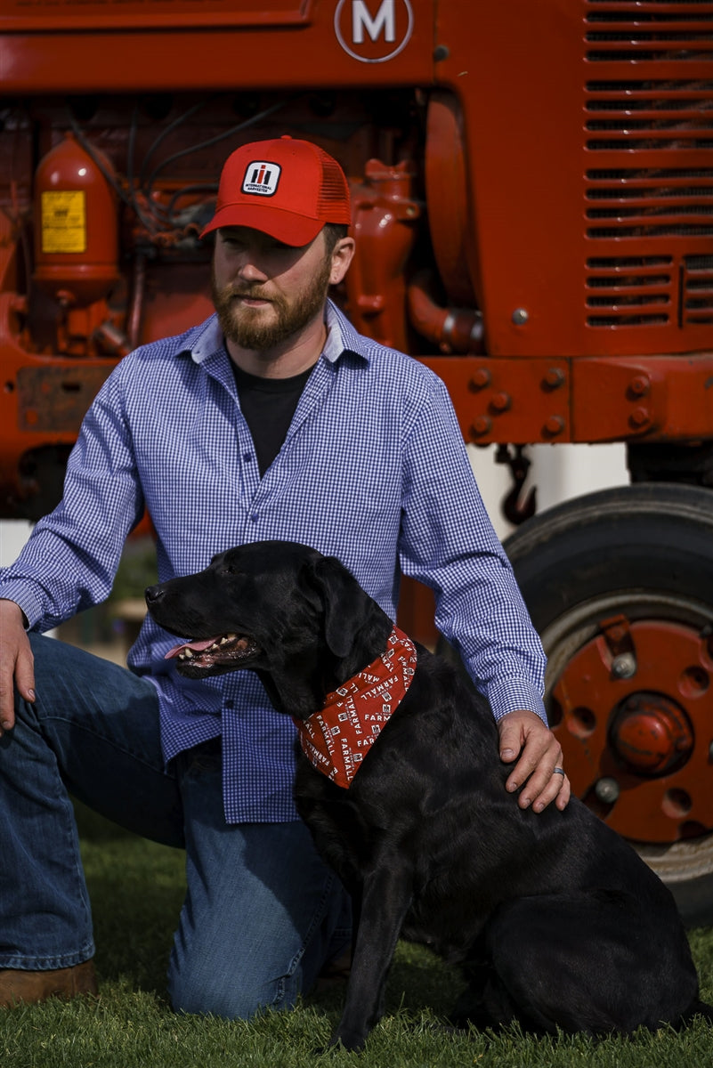 International Harvester Hat, red mesh