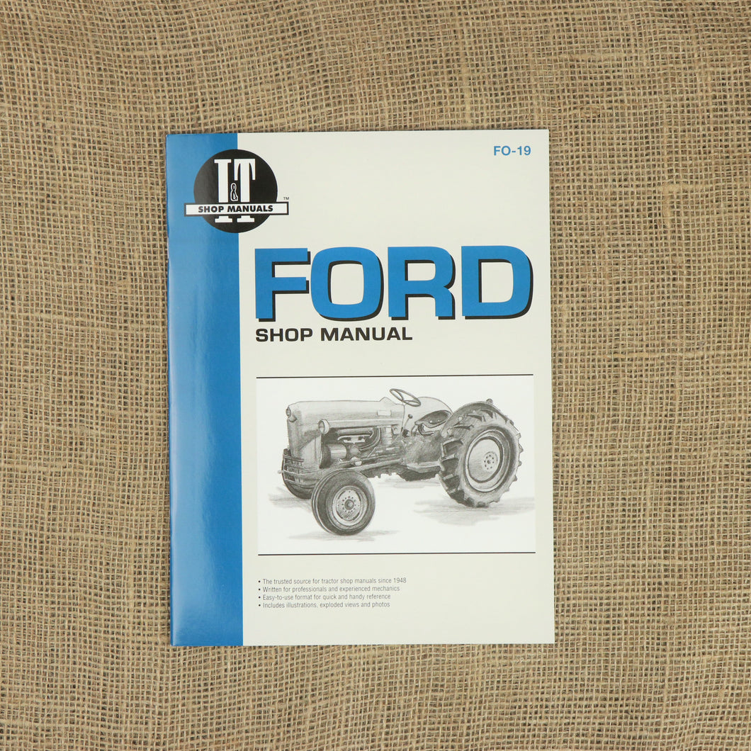 Shop Manual for NAA and Jubilee Ford