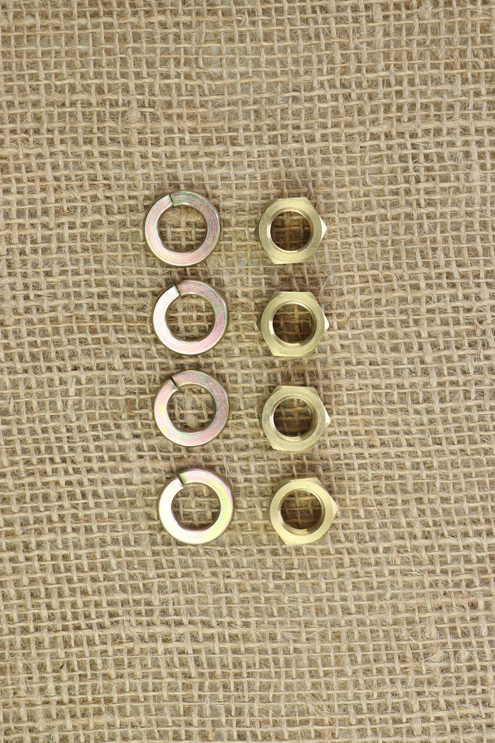 Brass Nut and Washer Set for Manifold