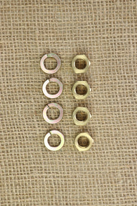 Brass Nut and Washer Set for Manifold