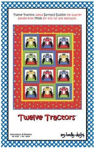Twelve Tractors Quilt Pattern