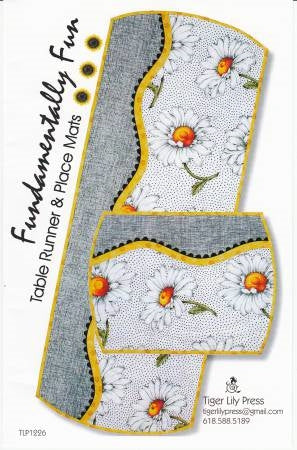 Fundamentally Fun Table Runner and Place Mats Pattern