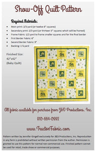 Show-Off Quilt Pattern