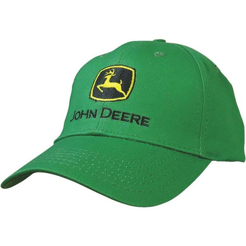 John Deere Hat, Solid Green