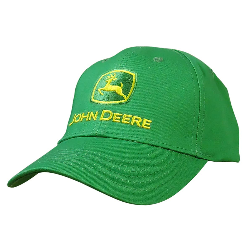 John Deere Hat, Toddler Size, Solid Green