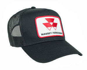 Massey Ferguson Trucker Hat, Black Mesh
