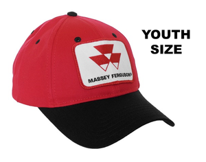 Massey Ferguson Hat, red and black, youth