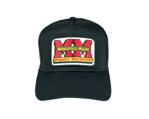 Minneapolis Moline Trucker Hat, Black Mesh