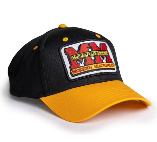 Minneapolis Moline Hat, Black and Gold