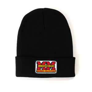 Minneapolis Moline Logo Hat, Black Knit Beanie
