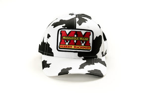 Minneapolis Moline Modern Machinery Logo Hat, Cow Print