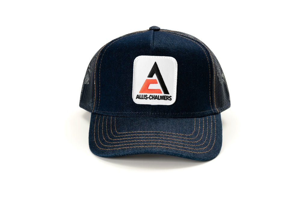 New Allis Chalmers Denim Trucker Hat