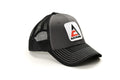 New Allis Chalmers Logo Hat, Gray with Black Mesh Back