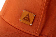 Load image into Gallery viewer, Allis Chalmers Hat, New Logo, Leather, Burnt Orange