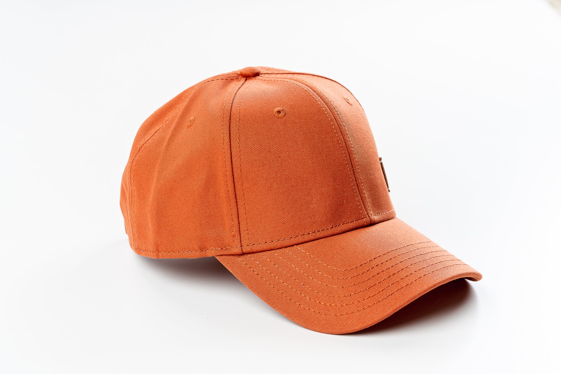 Allis Chalmers Hat, New Logo, Leather, Burnt Orange