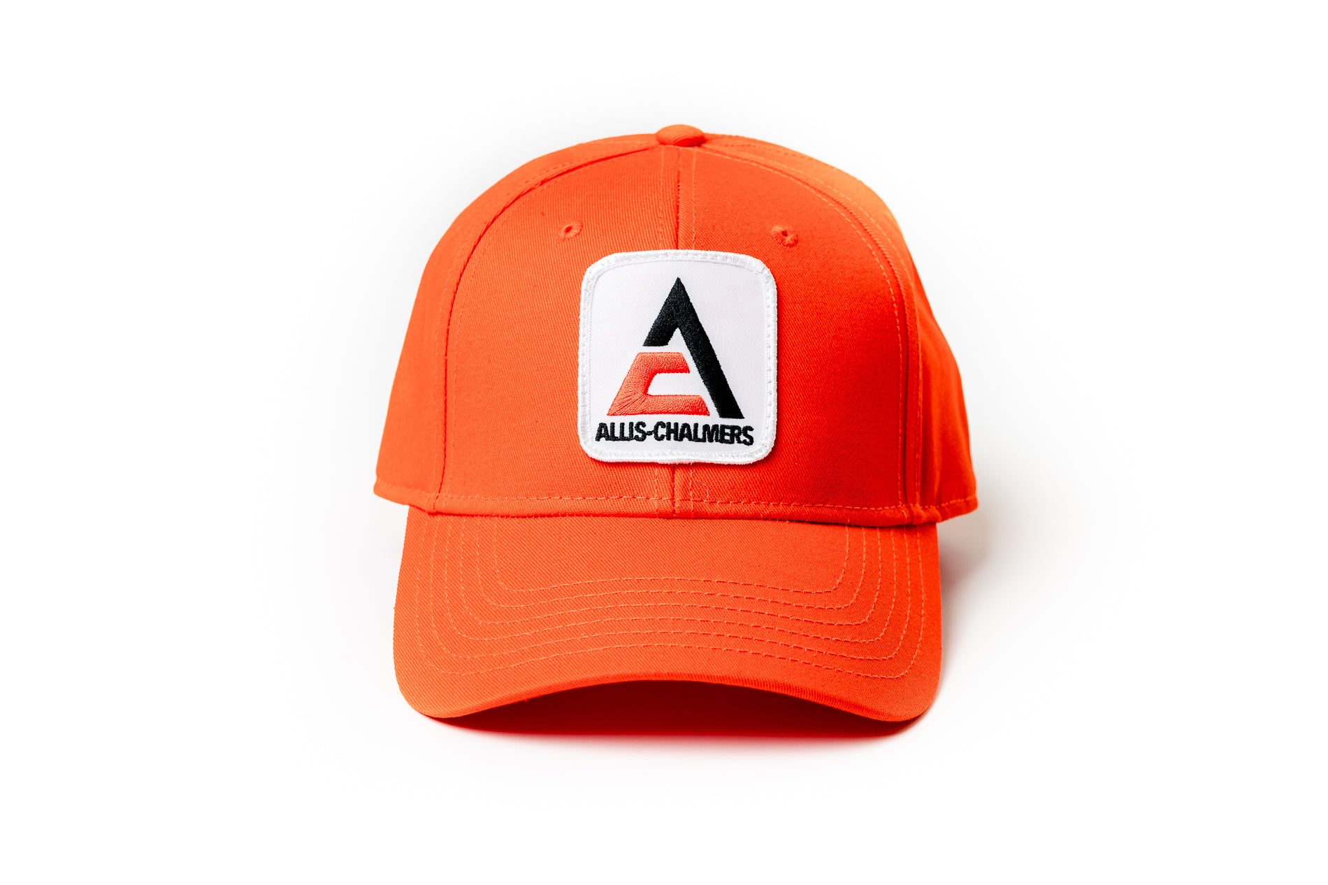 Allis Chalmers Hat, new logo, solid orange, choose adult or youth size