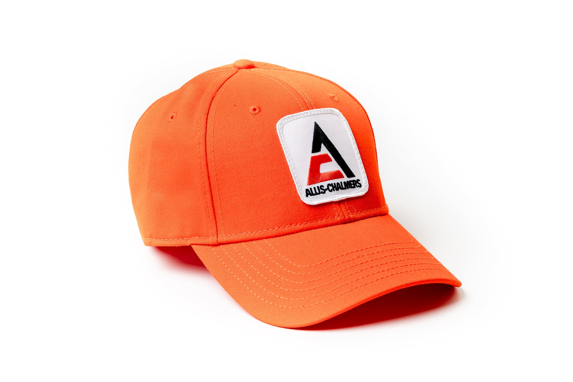 Allis Chalmers Hat, new logo, solid orange, choose adult or youth size