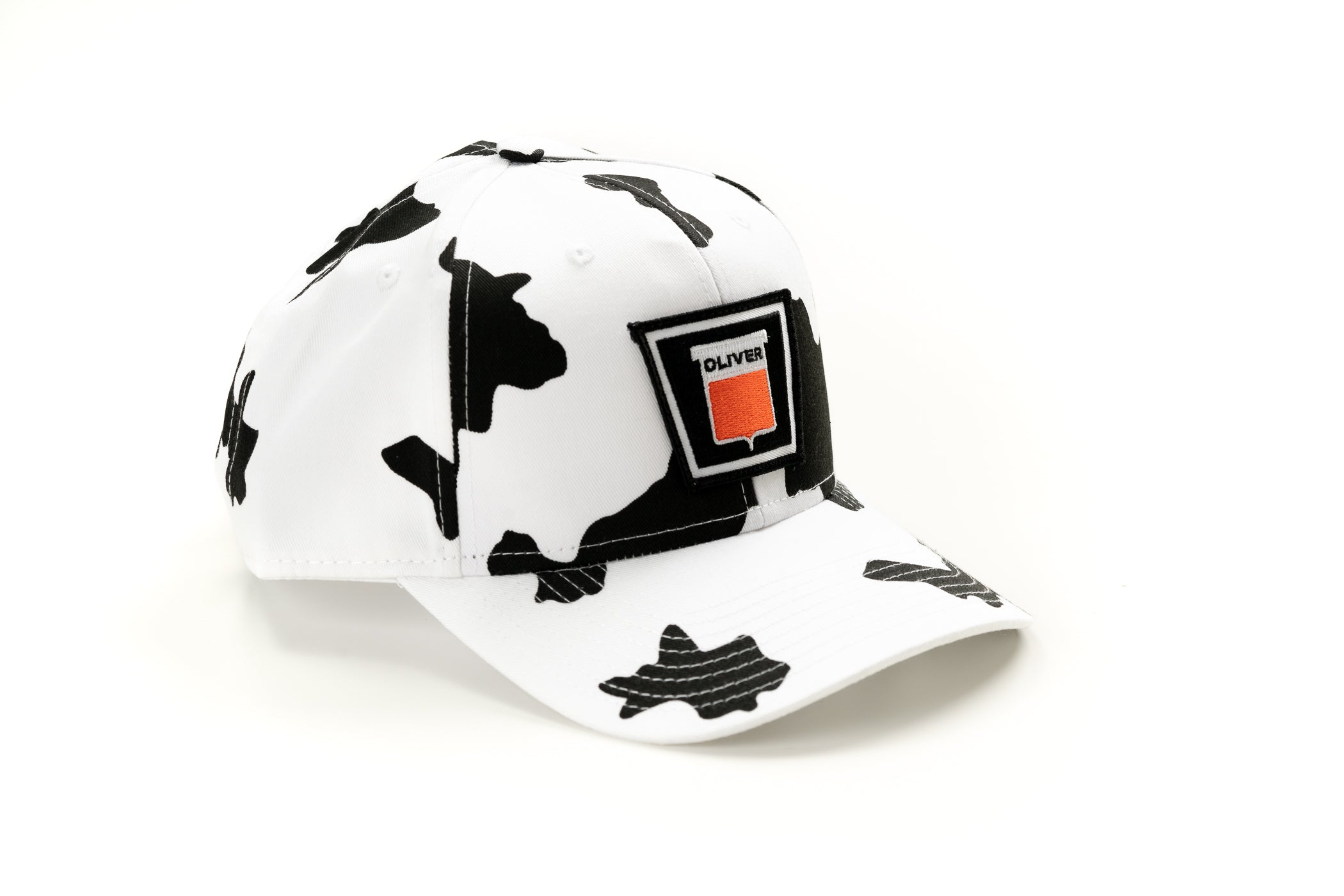 Keystone Oliver Emblem Hat, Cow Print