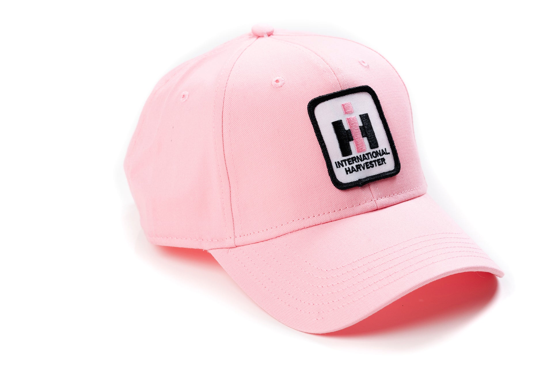 International Harvester Logo Hat, Solid Pink, Adult, Youth or Toddler Size