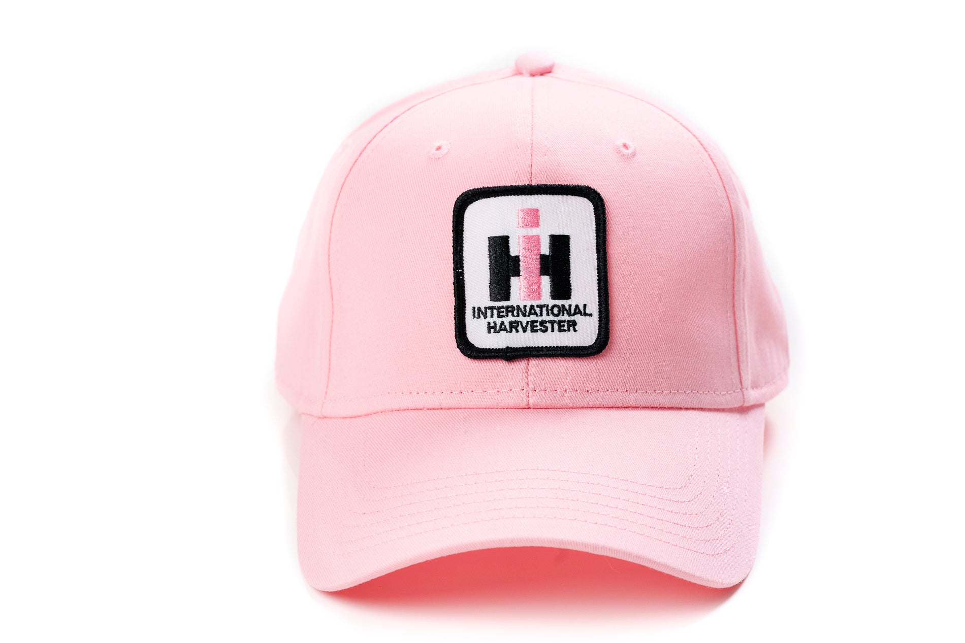 International Harvester Logo Hat, Solid Pink, Adult, Youth or Toddler Size