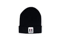 Ladies' IH Beanie Hat, Black Knit