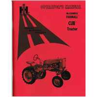 Operator's Manual for IH Farmall Cub Tractors, 1958-1964