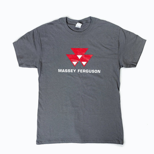 Massey Ferguson Logo T-Shirt, Gray, Adult M and L